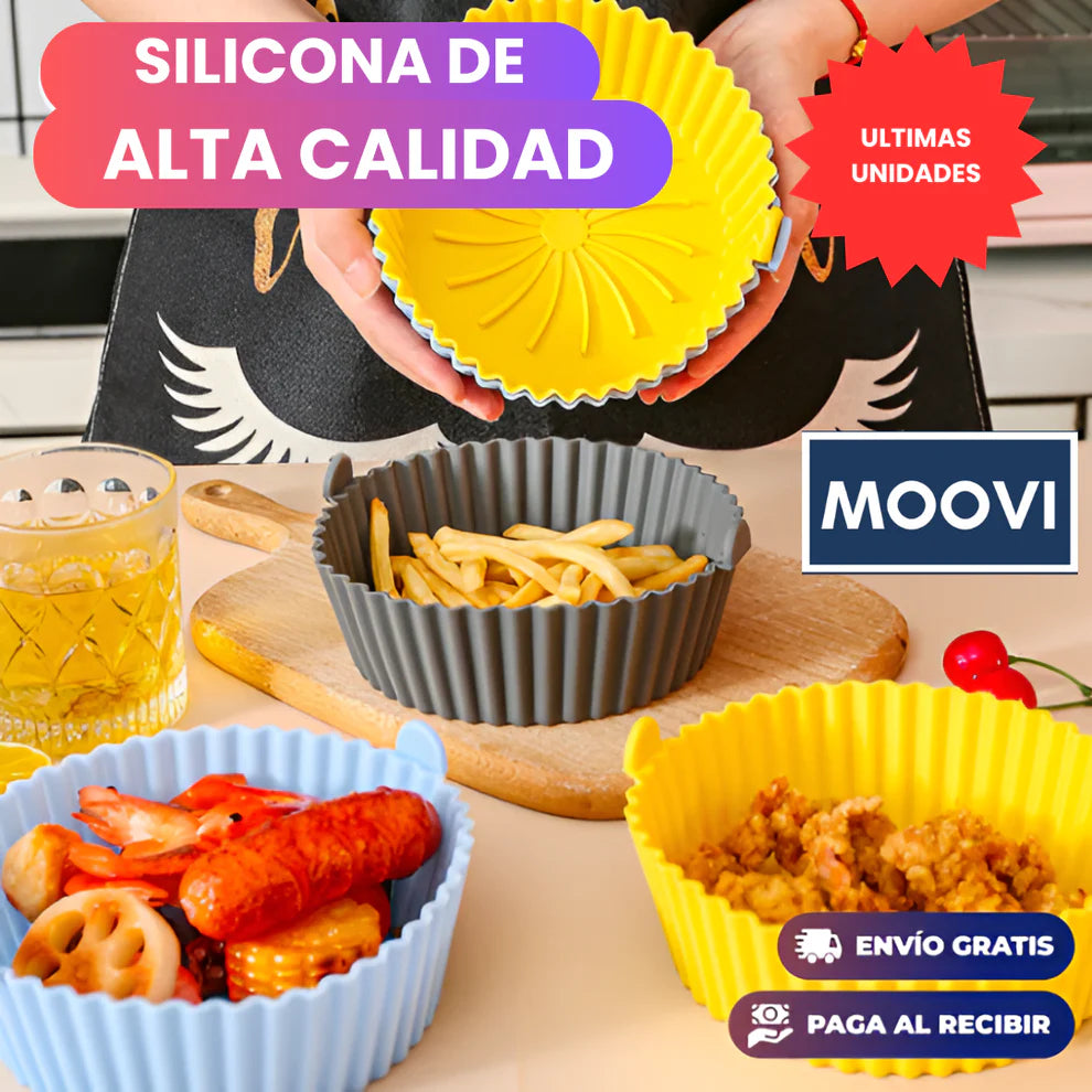 Pack x6 Moldes de Silicona para Freidora de Aire