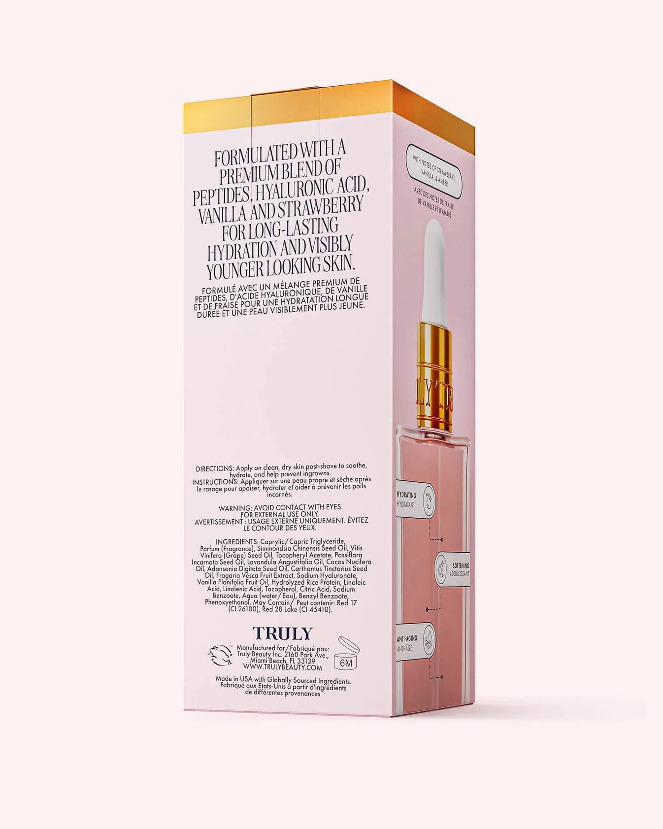 Aceite After Shave Suavizante con Fresa & Péptidos