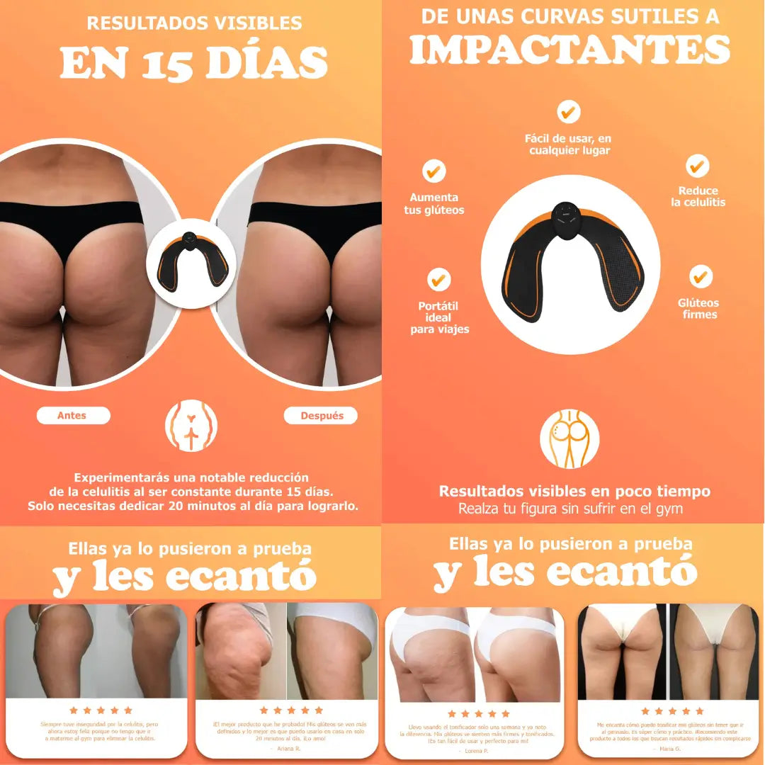 GluteLift - Tonificador de Gluteos y Caderas EMS